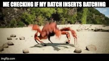Crabs nextval meme — JPA sequence allocation causing excessive nextval database calls